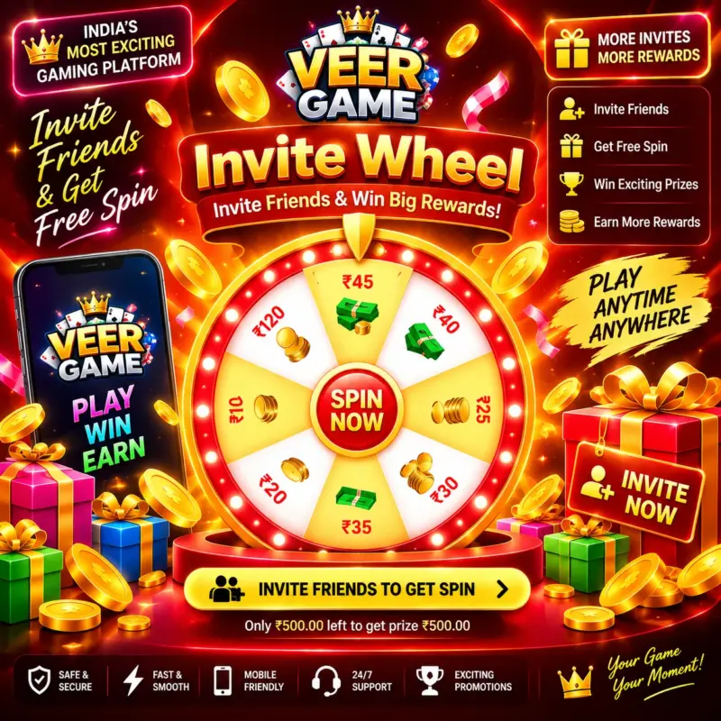 VEER GAME Invite Wheel Promotion